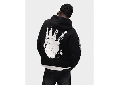 Revenge XXXTentacion Kill Outline Hoodie Black/White
