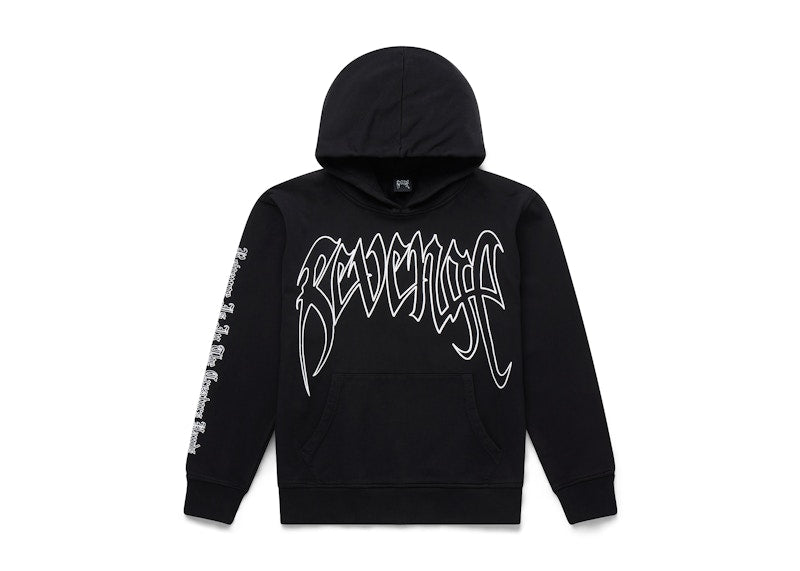 Revenge XXXTentacion Kill Outline Hoodie Black/White