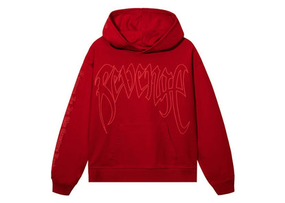 Revenge XXXTentacion Kill Outline Hoodie Red/Red