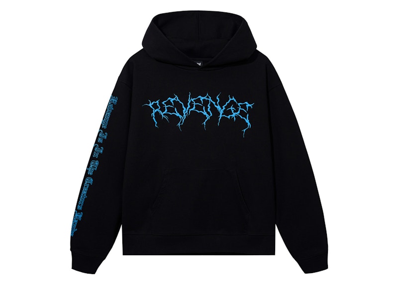 Revenge XXXTentacion Lightning Hoodie Black/Blue