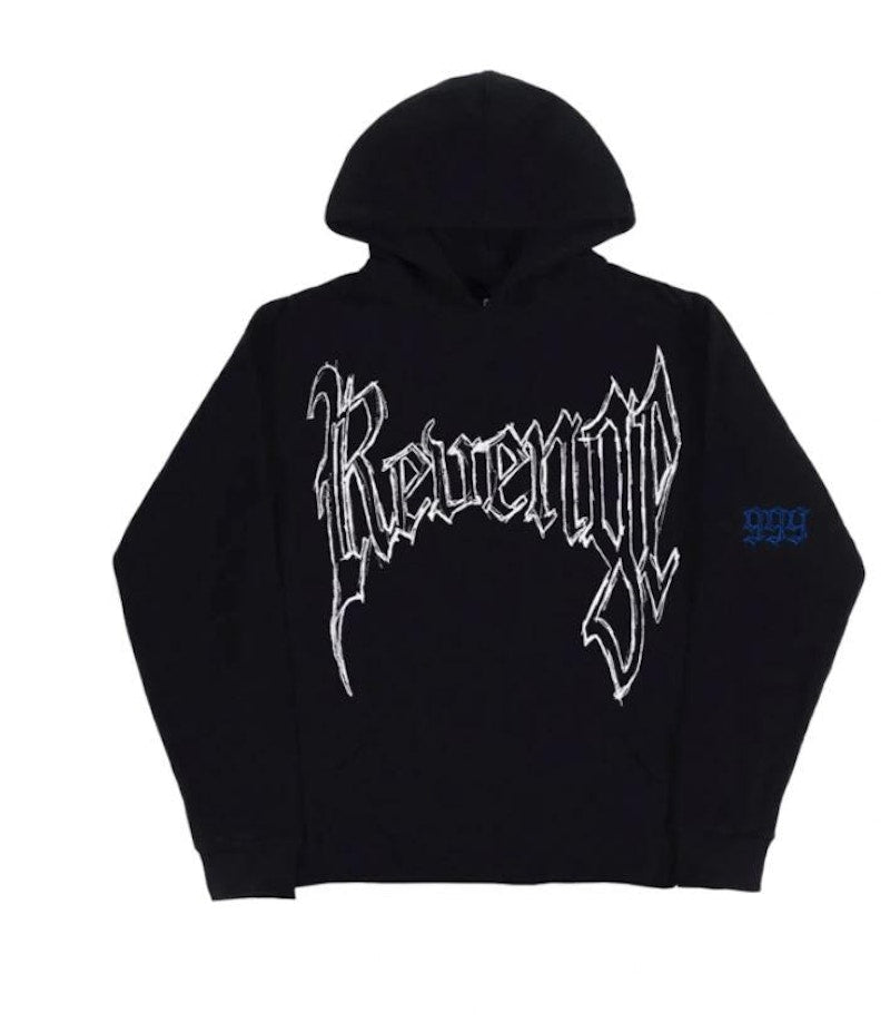 Revenge x 999 Collage Hoodie Black