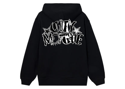 Revenge x City Morgue Arch Logo Claw Hoodie Black