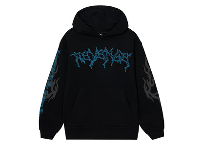 Revenge x City Morgue Lightning Logo Cerberus Hoodie Black
