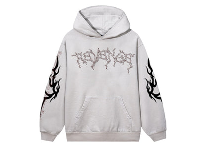 Revenge x City Morgue Lightning Logo Cerberus Hoodie Cement