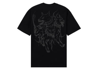 Revenge x City Morgue Lightning Logo Cerberus Tee Black