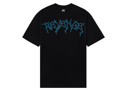 Revenge x City Morgue Lightning Logo Cerberus Tee Black