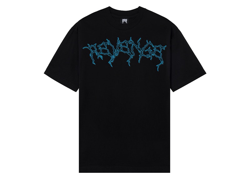 Revenge x City Morgue Lightning Logo Cerberus Tee Black