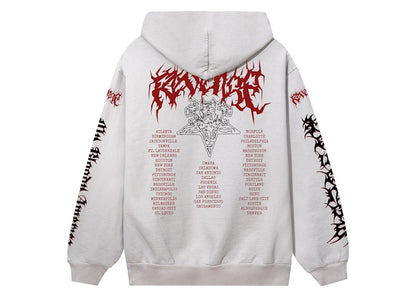 Revenge x City Morgue Metal Tour Hoodie Cement