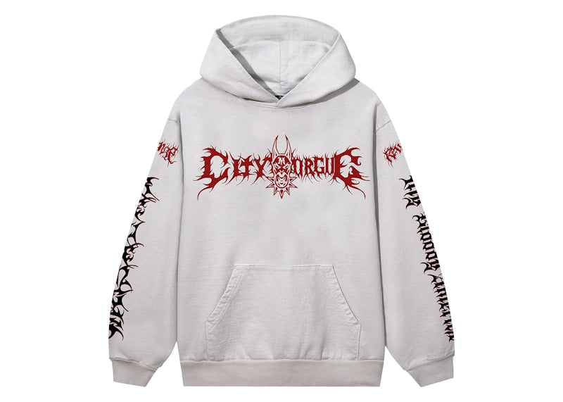 Revenge x City Morgue Metal Tour Hoodie Cement