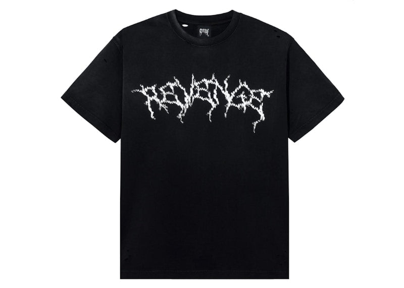 Revenge x Kosuke Kawamura Flower Anarchy Treated Tee Black