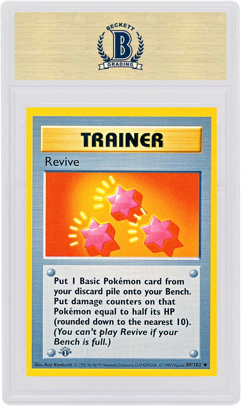 Revive 1999 Pokemon TCG Base Set 1st Edition #89/102