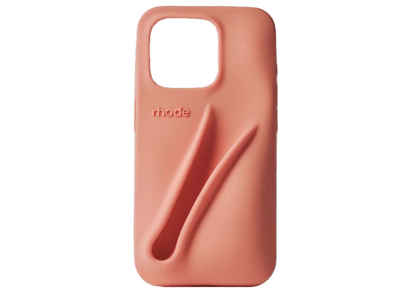 Rhode Lip Case Silicone iPhone Case Peach Pit