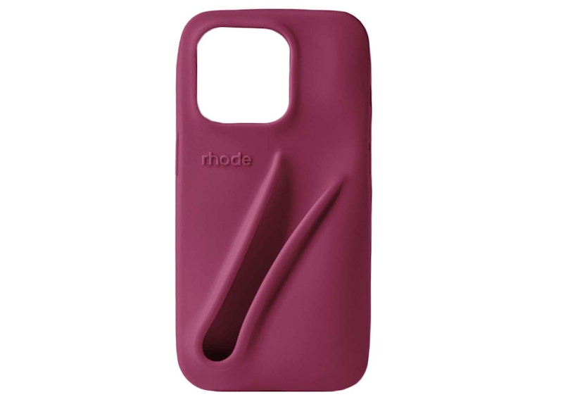 Rhode Lip Case Silicone iPhone Case Raspberry Jelly
