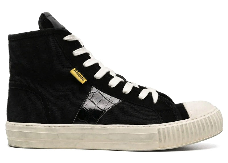 Rhude Bel Airs High Black Croc
