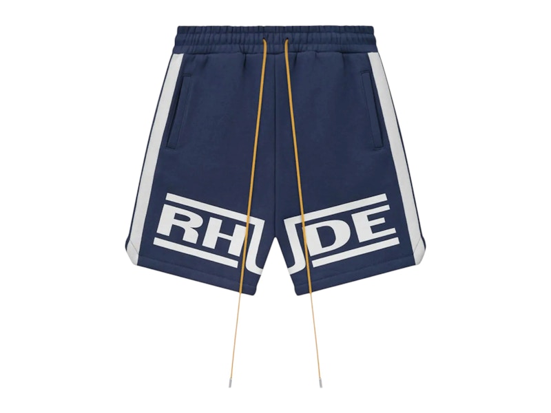 Rhude Champions Shorts Navy/Vintage White