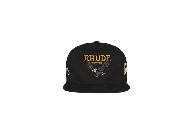 Rhude Eagle Hat Black