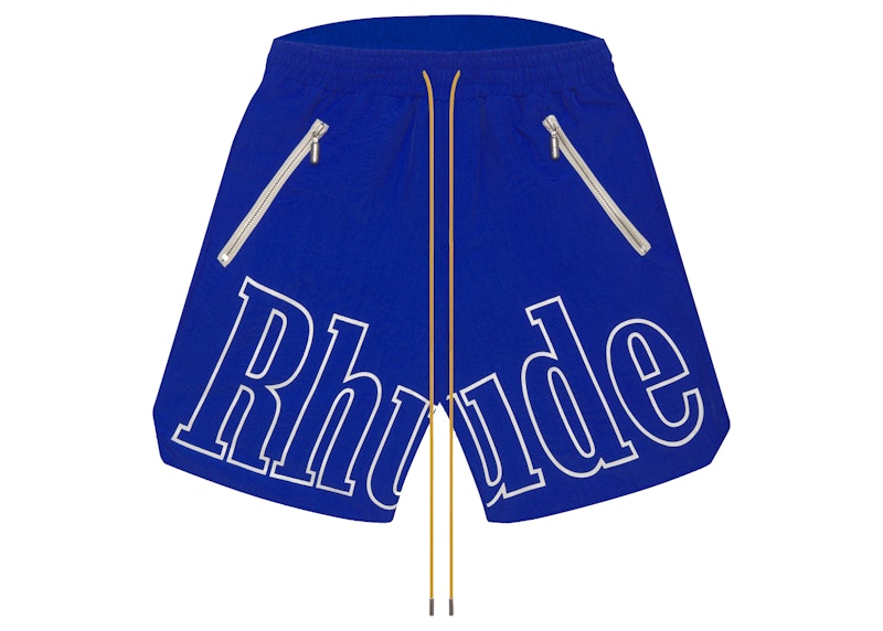 Rhude RH Logo Shorts Blue