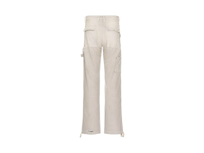 Rhude Reza Double Knee Elephant Pants Vintage White