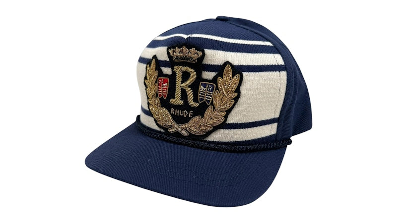 Rhude Rope Crest Structure Hat Navy