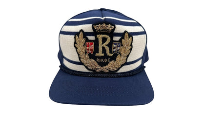 Rhude Rope Crest Structure Hat Navy