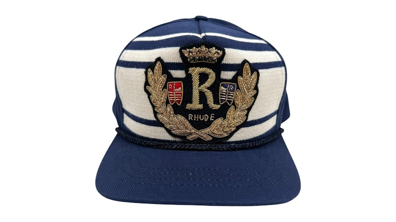 Rhude Rope Crest Structure Hat Navy