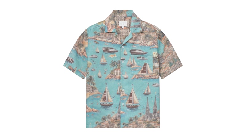 Rhude Sailing Map Shirt Multi color