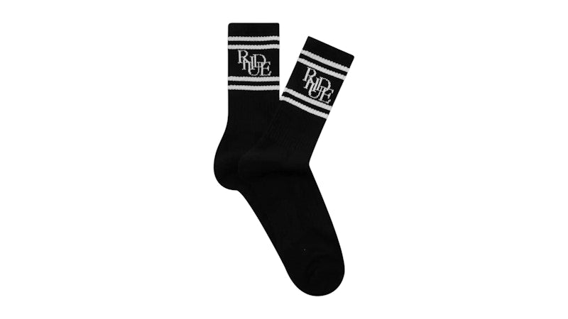 Rhude Scrambler Sock Black/White