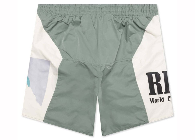 Rhude Senna Flight Shorts Sage/Cream