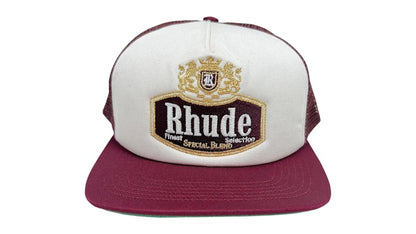 Rhude Special-Blend Trucker Hat Maroon