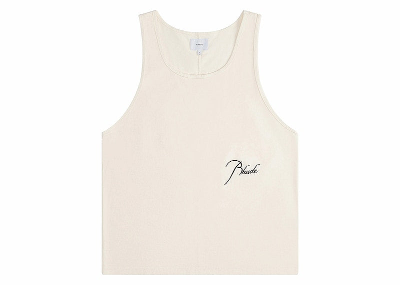 Rhude Tank Top Vintage White