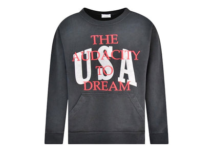 Rhude The Audacity To Dream Vintage Washed Sweatshirt Black/Red/White