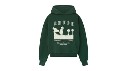 Rhude Thousand Palms Hoodie Hoodie Green