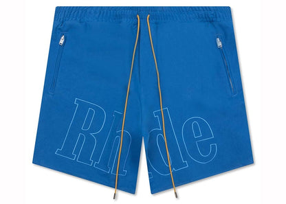 Rhude Tonal Logo Short Electric Blue