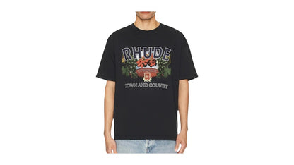 Rhude Town And Country Tee Black