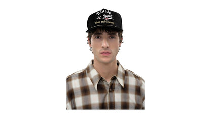 Rhude Wine Country Souvenir Hat Black