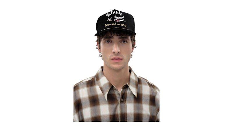 Rhude Wine Country Souvenir Hat Black