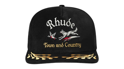 Rhude Wine Country Souvenir Hat Black