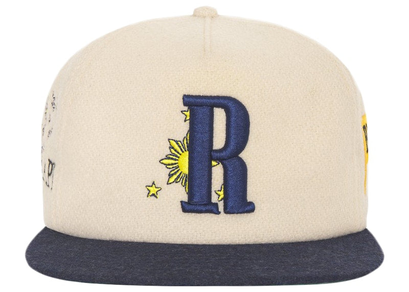 Rhude x AAPI Hat Navy/Tan