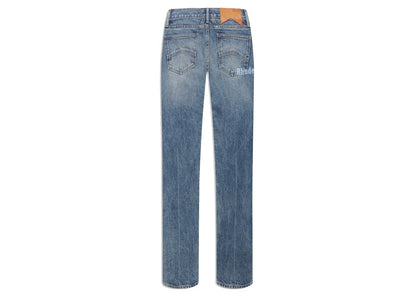 Rhude x McLaren Denim Embroidered Jean Blue