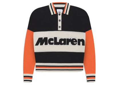 Rhude x McLaren Logo Polo Black/Orange
