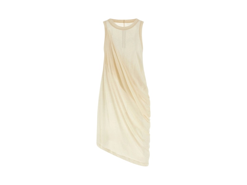 Rick Owens Anthem Tank Top Natural