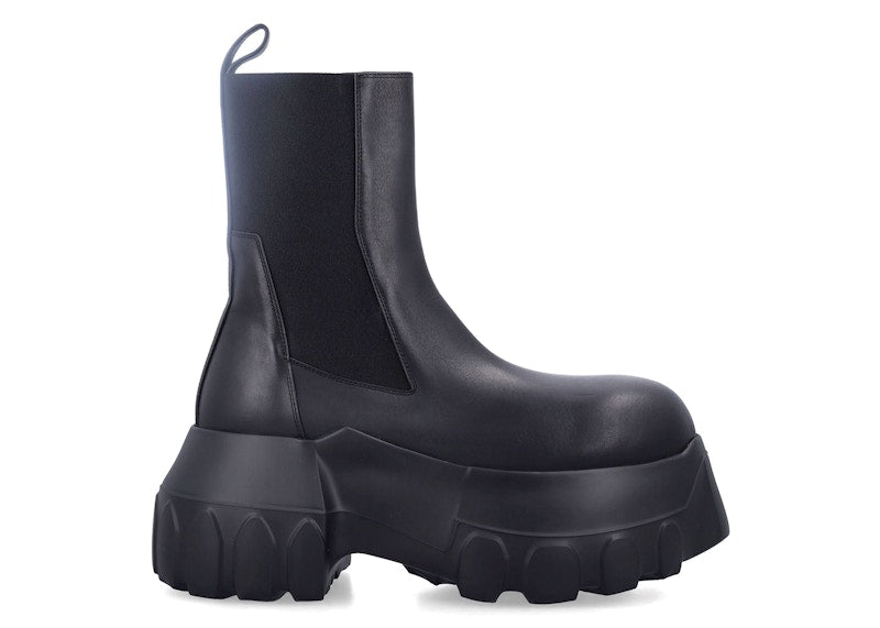 Rick Owens Beatle Mega Tractor Boot Triple Black (Women's)