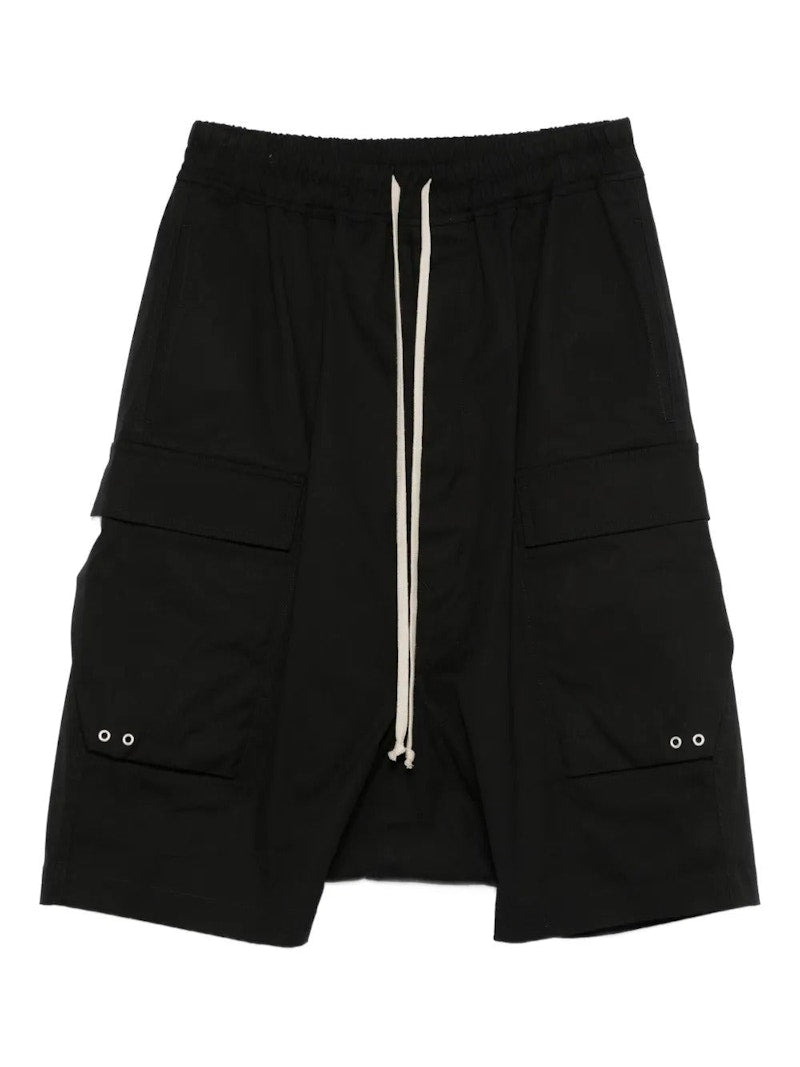 Rick Owens Cargo Pod Shorts Black