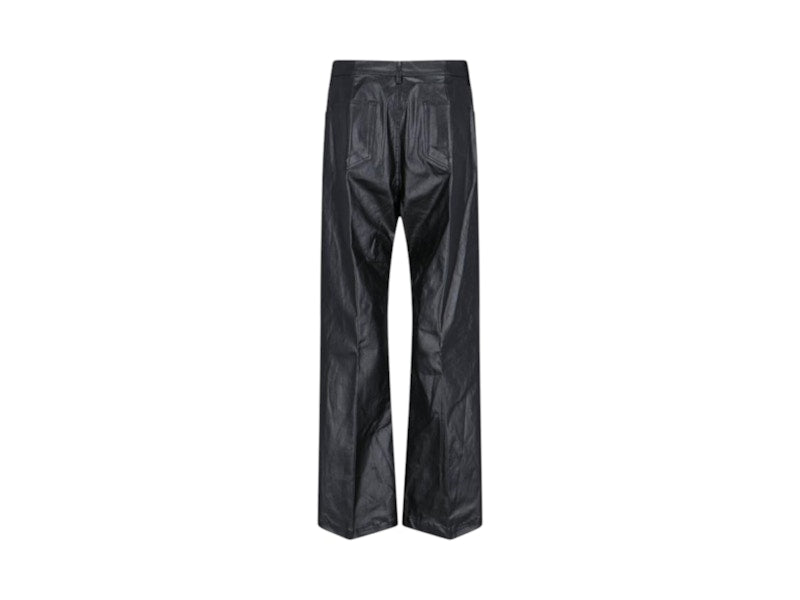 Rick Owens Coated Denim Geth Jeans Black