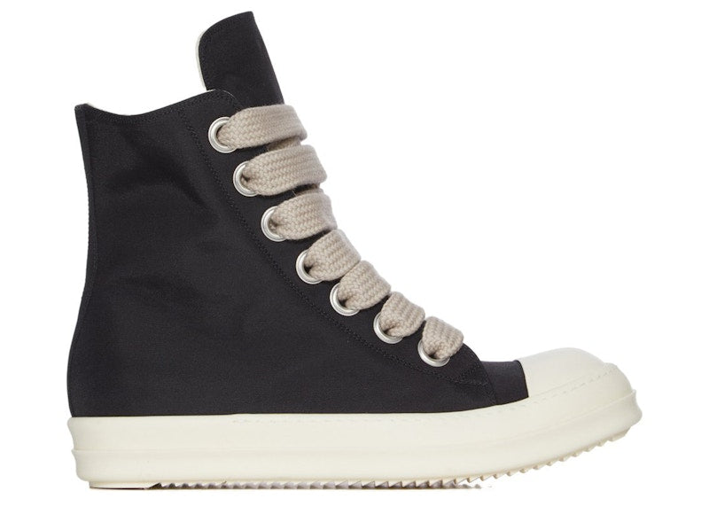 Rick Owens DRKSHDW Concordians Jumbo Lace High Black Milk Nylon Canvas