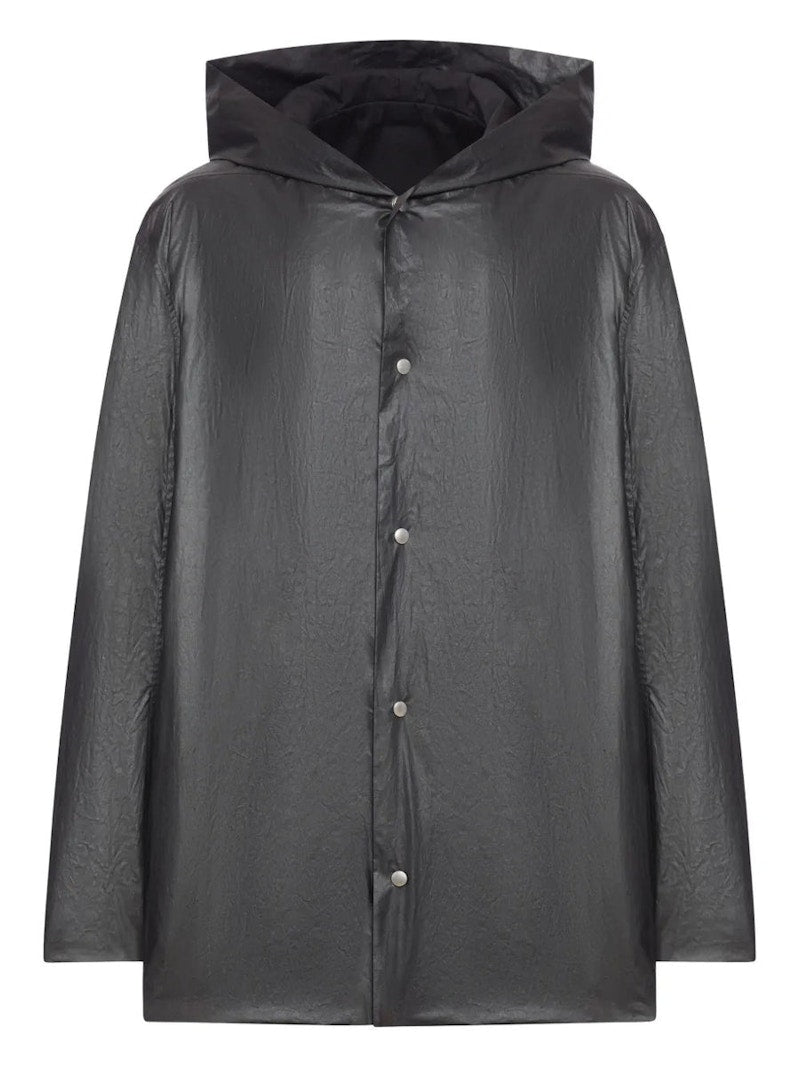 Rick Owens Cropped Mac Jacket Black