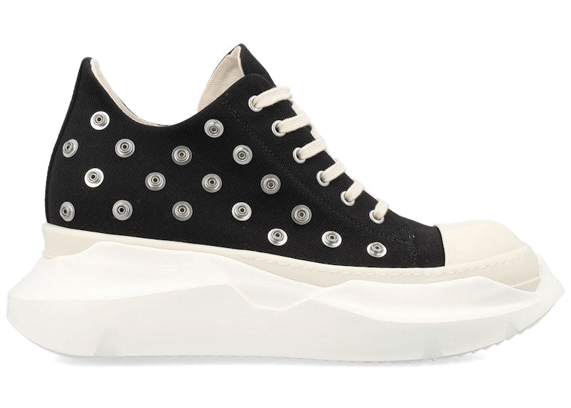 Rick Owens DRKSHDW Abstract Low Sneak Studded Black Milk