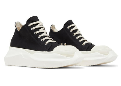 Rick Owens DRKSHDW Abstract Low Strobe Cotton Denim Black Milk
