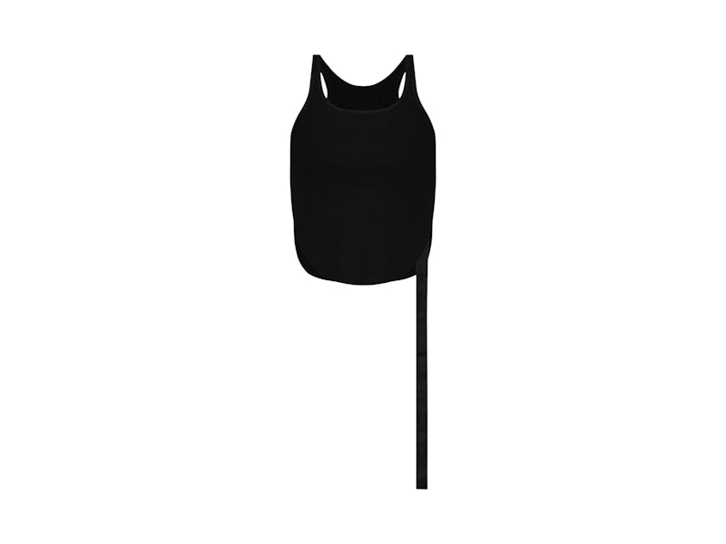 Rick Owens DRKSHDW Basic Tank Cropped Top Black