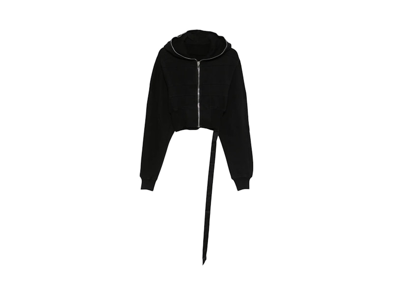 Rick Owens DRKSHDW Collage Gimp Hoodie Black